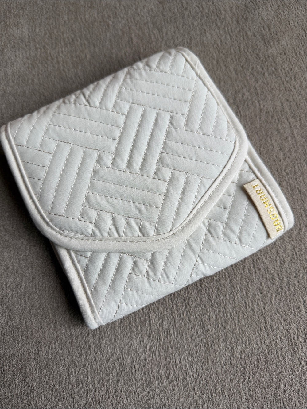 BAGSMART Quilted Travel Jewelry Case